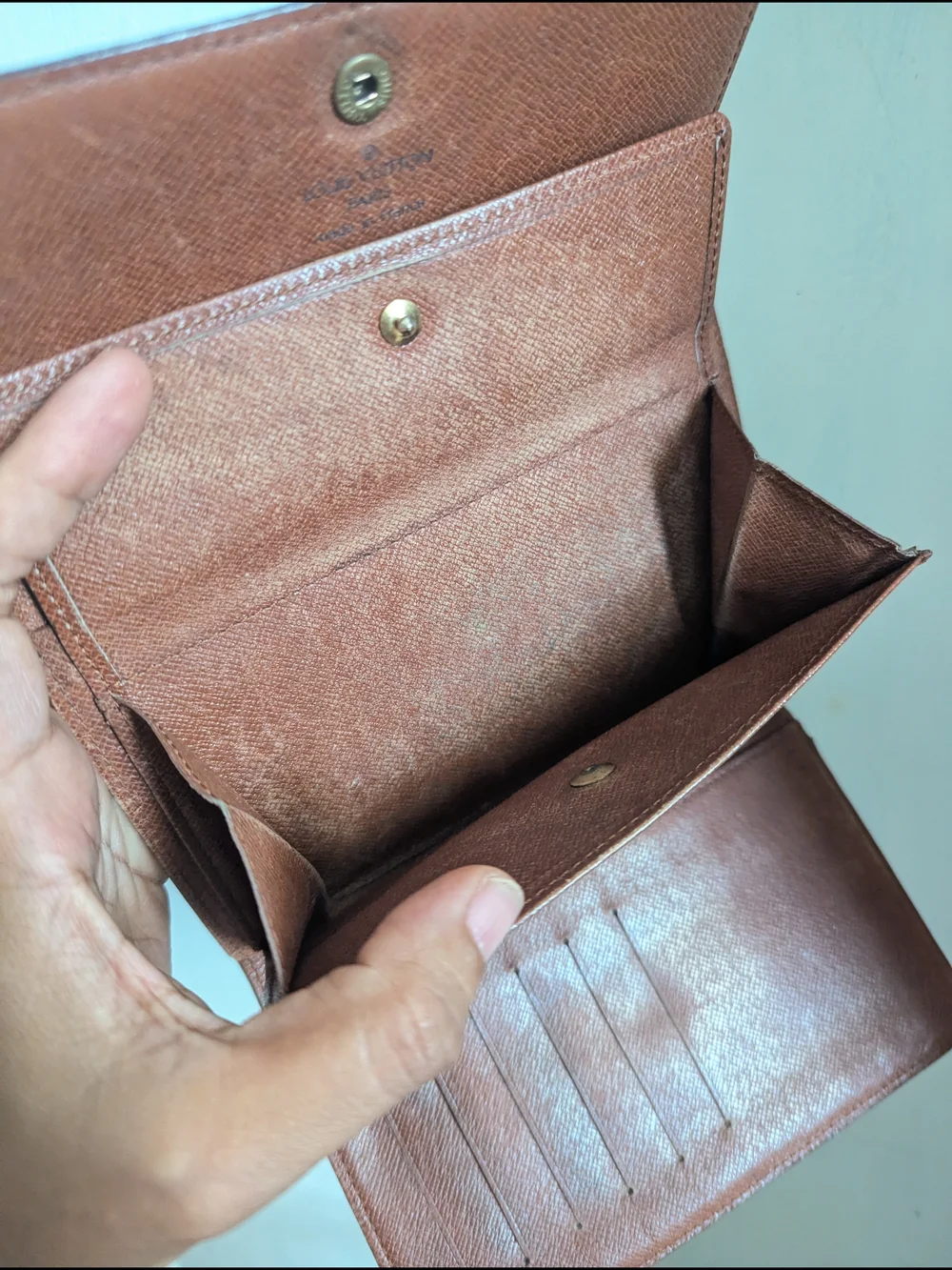Louis Vuitton Vintage Trifold Wallet (1994, France)